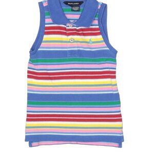 Ralph Lauren Striped Sleeveless Top- 100 % Cotton